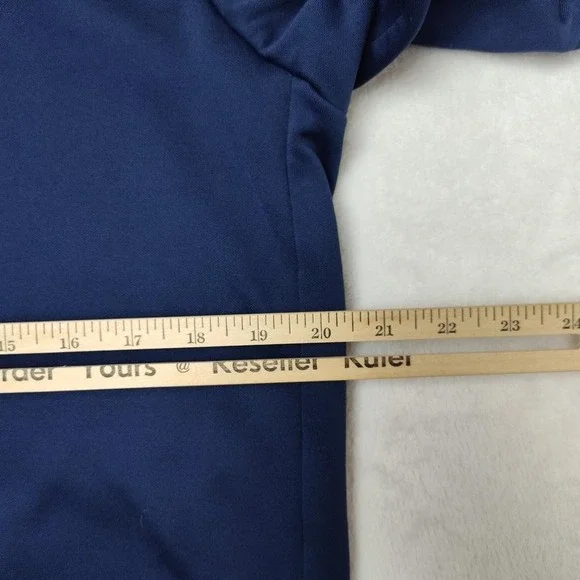 Nike Hoodie Mens Medium Navy Blue Dri-FIT Just Do It Swoosh Pullover Sweatshirt - Picture 10 of 10